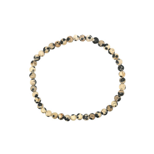 Découvrez notre sélection de bracelets en Jaspe dalmatien