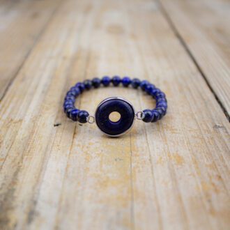 Découvrez notre collection donut : bracelet lapis lazuli