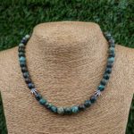Découvrez notre collier perle turquoise africaine