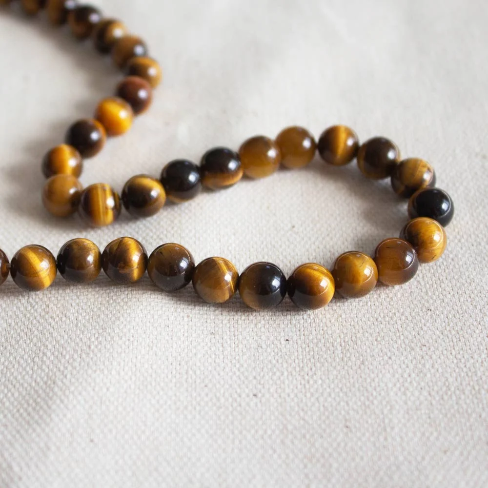 Perles oeil de tigre 8mm