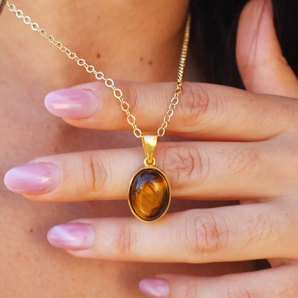 Pendentif Soledad - Oeil de tigre